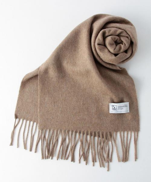 BEAUTY&YOUTH UNITED ARROWS(ビューティーアンドユースユナイテッドアローズ)の「<JHONSTONS> CASHMUFF SOLID/マフラー◆(マフラー・メンズ・ブラック/グレー/ベージュ/ネイビー・FREE)」の3枚目の写真