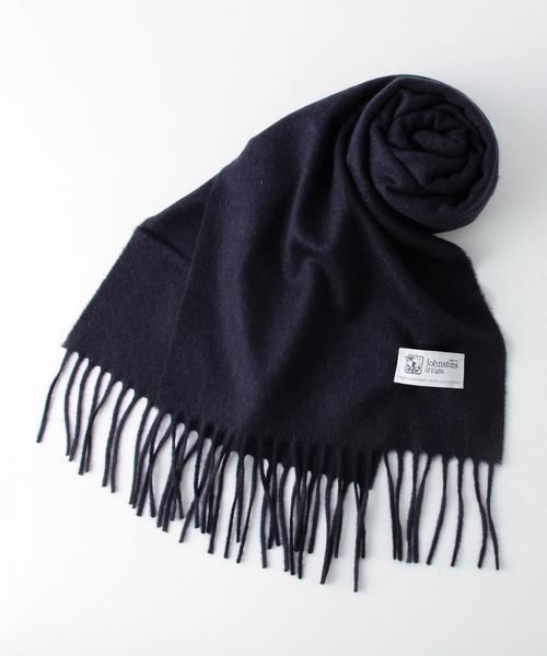 BEAUTY&YOUTH UNITED ARROWS(ビューティーアンドユースユナイテッドアローズ)の「<JHONSTONS> CASHMUFF SOLID/マフラー◆(マフラー・メンズ・ブラック/グレー/ベージュ/ネイビー・FREE)」の4枚目の写真