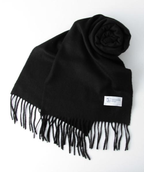 BEAUTY&YOUTH UNITED ARROWS(ビューティーアンドユースユナイテッドアローズ)の「<JHONSTONS> CASHMUFF SOLID/マフラー◆(マフラー・メンズ・ブラック/グレー/ベージュ/ネイビー・FREE)」の1枚目の写真