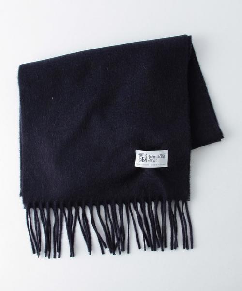 BEAUTY&YOUTH UNITED ARROWS(ビューティーアンドユースユナイテッドアローズ)の「<JHONSTONS> CASHMUFF SOLID/マフラー◆(マフラー・メンズ・ブラック/グレー/ベージュ/ネイビー・FREE)」の5枚目の写真