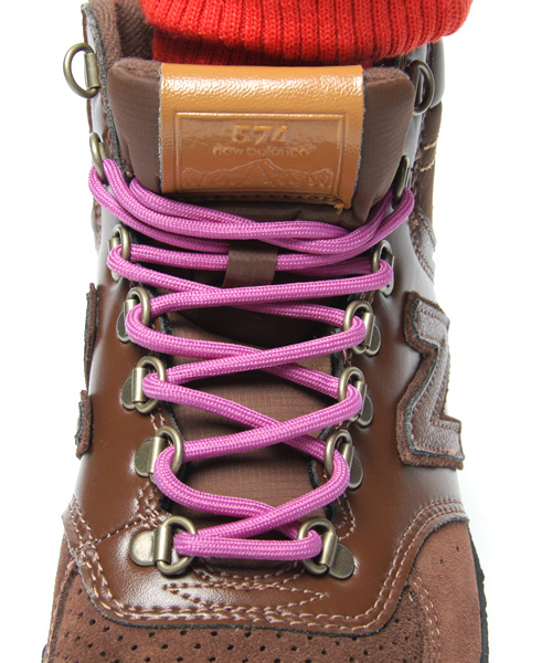 BEAUTY&YOUTH UNITED ARROWS（ビューティーアンドユースユナイテッドアローズ）の「BY new balance WRC574B ハイカットスニーカー（スニーカー・レディース・グレー/ダークブラウン・23cm/24.5cm/23.5cm/24cm）」の4枚目の写真