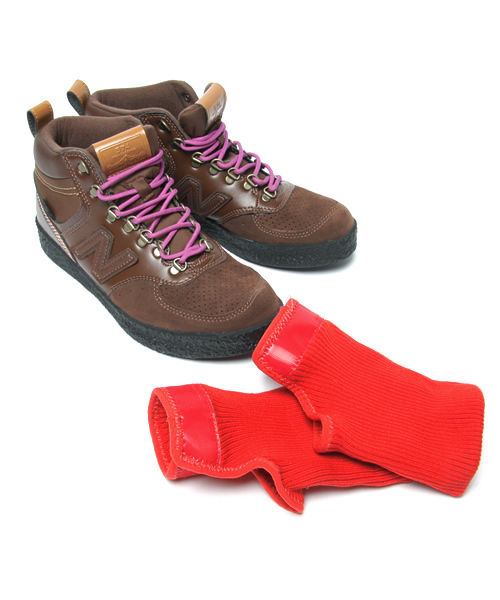 BEAUTY&YOUTH UNITED ARROWS（ビューティーアンドユースユナイテッドアローズ）の「BY new balance WRC574B ハイカットスニーカー（スニーカー・レディース・グレー/ダークブラウン・23cm/24.5cm/23.5cm/24cm）」の3枚目の写真