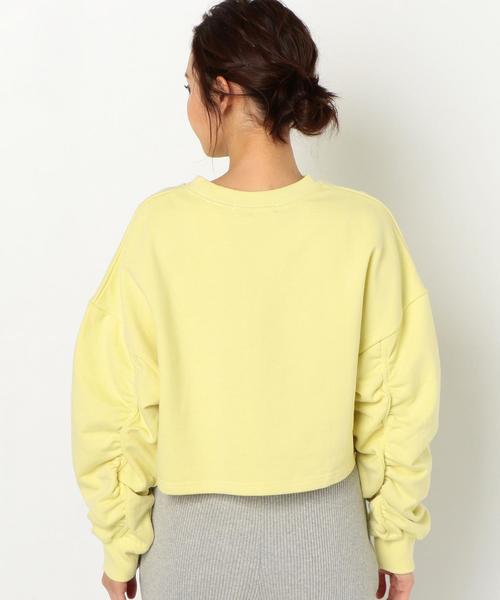 Another Edition（アナザーエディション）の「袖ギャザープルオーバー◆（スウェット・レディース・ライム/ブラック・FREE）」の13枚目の写真