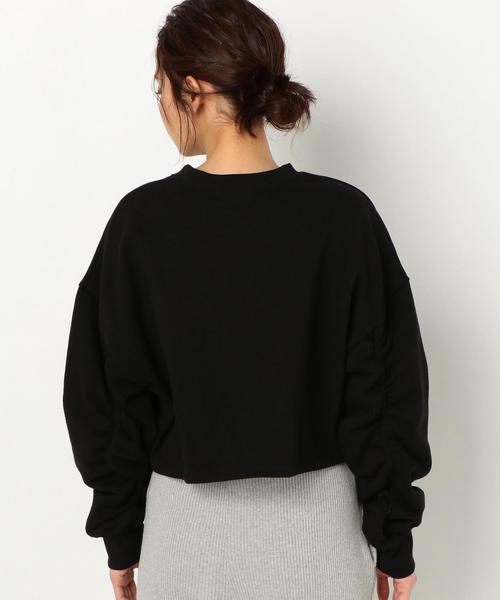 Another Edition（アナザーエディション）の「袖ギャザープルオーバー◆（スウェット・レディース・ライム/ブラック・FREE）」の10枚目の写真