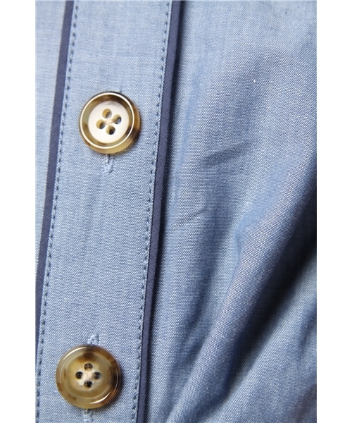 NANO universe（ナノユニバース）の「バギーオールインワン（サロペット/オーバーオール・レディース・ブルー/ブラック・36/38）」の8枚目の写真