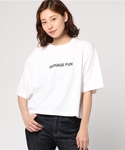 WHO'S WHO gallery | クロップドロゴTEE(Tシャツ/カットソー)