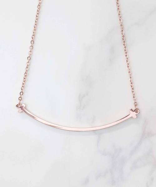 DEEP♡ Tネックレス 貴TAKA 希少レア セール】Tスマイル ネックレス ステンレス（ネックレス）｜lily