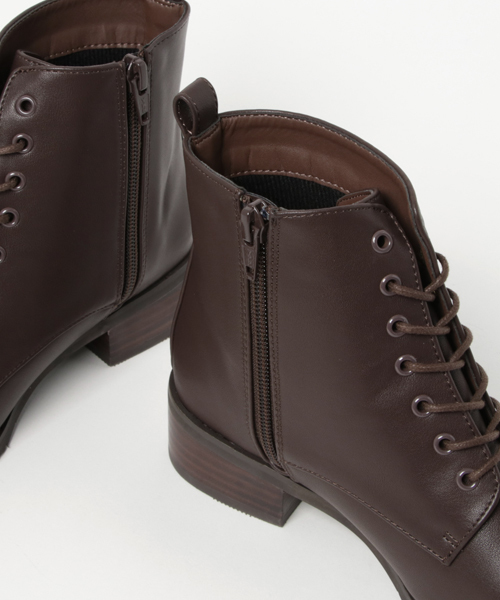 ORiental TRaffic（オリエンタルトラフィック）の「SPECIAL PRICE★レースアップブーツ★7405（ブーツ・レディース・ブラウン/ブラック・LL/3L/L/SS/M/S）」の3枚目の写真