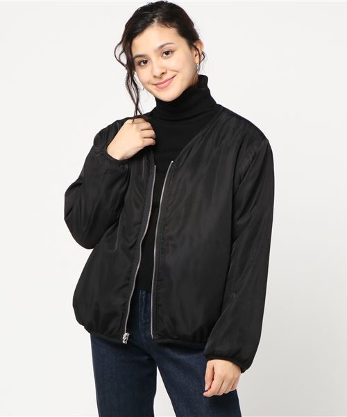 VENCEEXCHANGE（ヴァンスエクスチェンジ）の「ボアリバーシブルブルゾン               （ブルゾン・レディース・ホワイト/ブラック/オフホワイト・MEDIUM）」の12枚目の写真