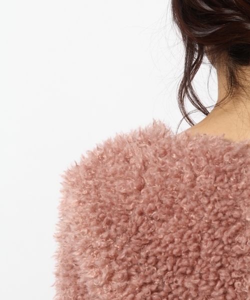 laboratory work(ラボラトリーワーク)の「プードルファーコート(その他アウター・レディース・ブラック/ピンク/グレー・MEDIUM)」の14枚目の写真