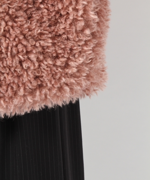 laboratory work(ラボラトリーワーク)の「プードルファーコート(その他アウター・レディース・ブラック/ピンク/グレー・MEDIUM)」の18枚目の写真