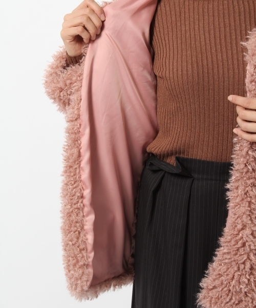 laboratory work(ラボラトリーワーク)の「プードルファーコート(その他アウター・レディース・ブラック/ピンク/グレー・MEDIUM)」の20枚目の写真