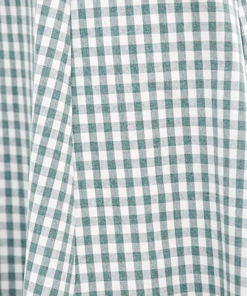 ROPE' PICNIC（ロペピクニック）の「【WEB限定】ギンガムチェックスカート（スカート・レディース・グレー/グリーン/ネイビー・38）」の8枚目の写真