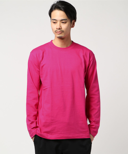 United Athle（ユナイテッドアスレ）の「【UNITED ATHLE】5.6oz L/STシャツ　カラー/5010（Tシャツ/カットソー・メンズ・ダークブラウン/ライトグレー/エメラルド/パープル/ダークグレー/ライトグリーン/カーキ/アイボリー/ブルー/レッド/ブラック/ピンク/ネイビー・SMALL/4/MEDIUM/LARGE）」の13枚目の写真