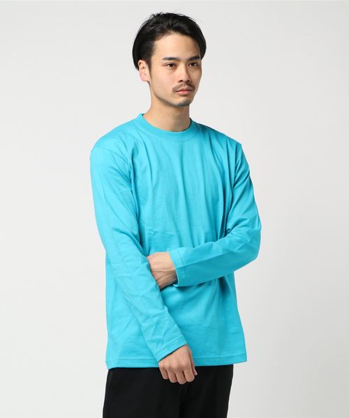 United Athle（ユナイテッドアスレ）の「【UNITED ATHLE】5.6oz L/STシャツ　カラー/5010（Tシャツ/カットソー・メンズ・ダークブラウン/ライトグレー/エメラルド/パープル/ダークグレー/ライトグリーン/カーキ/アイボリー/ブルー/レッド/ブラック/ピンク/ネイビー・SMALL/4/MEDIUM/LARGE）」の11枚目の写真