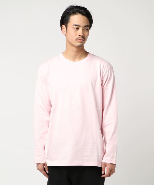 United Athle（ユナイテッドアスレ）の「【UNITED ATHLE】5.6oz L/STシャツ　カラー/5010（Tシャツ/カットソー・メンズ・ダークブラウン/ライトグレー/エメラルド/パープル/ダークグレー/ライトグリーン/カーキ/アイボリー/ブルー/レッド/ブラック/ピンク/ネイビー・SMALL/4/MEDIUM/LARGE）」の9枚目の写真