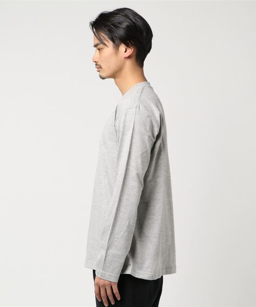 United Athle（ユナイテッドアスレ）の「【UNITED ATHLE】5.6oz L/STシャツ　カラー/5010（Tシャツ/カットソー・メンズ・ダークブラウン/ライトグレー/エメラルド/パープル/ダークグレー/ライトグリーン/カーキ/アイボリー/ブルー/レッド/ブラック/ピンク/ネイビー・SMALL/4/MEDIUM/LARGE）」の15枚目の写真