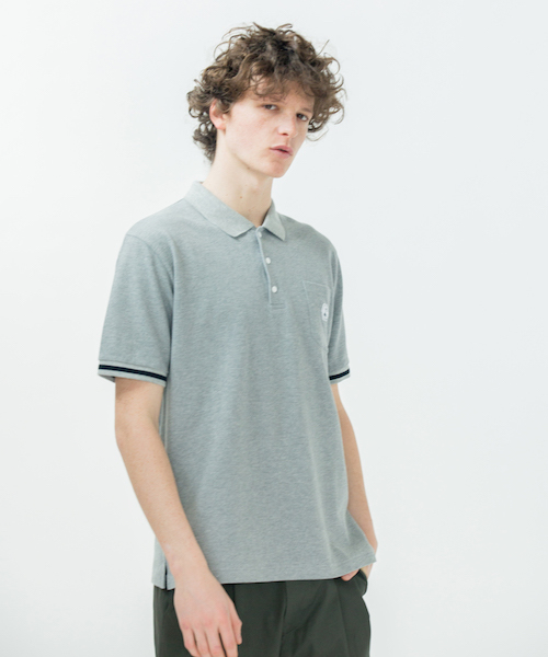 rehacer(レアセル)の「rehacer : Snap Dot Polo Shirt(Tシャツ/カットソー・メンズ・ブラック/グレー・LARGE/MEDIUM/SMALL)」の10枚目の写真