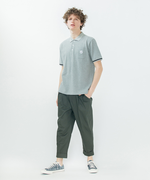 rehacer(レアセル)の「rehacer : Snap Dot Polo Shirt(Tシャツ/カットソー・メンズ・ブラック/グレー・LARGE/MEDIUM/SMALL)」の11枚目の写真