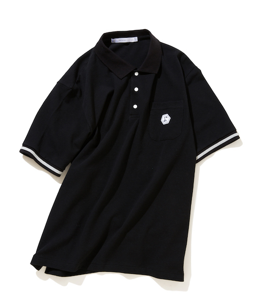 rehacer(レアセル)の「rehacer : Snap Dot Polo Shirt(Tシャツ/カットソー・メンズ・ブラック/グレー・LARGE/MEDIUM/SMALL)」の13枚目の写真