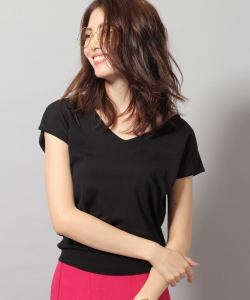 Andemiu(アンデミュウ)の「フレンチアクセツキニットプルオーバー792964(ニット/セーター・レディース・ブラック/グレー/レッド/オフホワイト・FREE)」の20枚目の写真