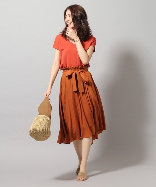 Andemiu(アンデミュウ)の「フレンチアクセツキニットプルオーバー792964(ニット/セーター・レディース・ブラック/グレー/レッド/オフホワイト・FREE)」の9枚目の写真