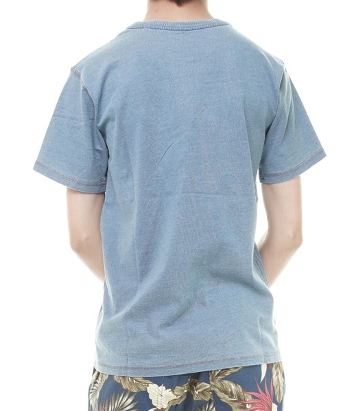 おしゃれスタ(オシャレスタ)の「インディゴ半袖Tシャツ(IR)(Tシャツ/カットソー・メンズ・ブルー系その他2/ブルー系その他/ブルー/ネイビー・XL/L/M)」の12枚目の写真