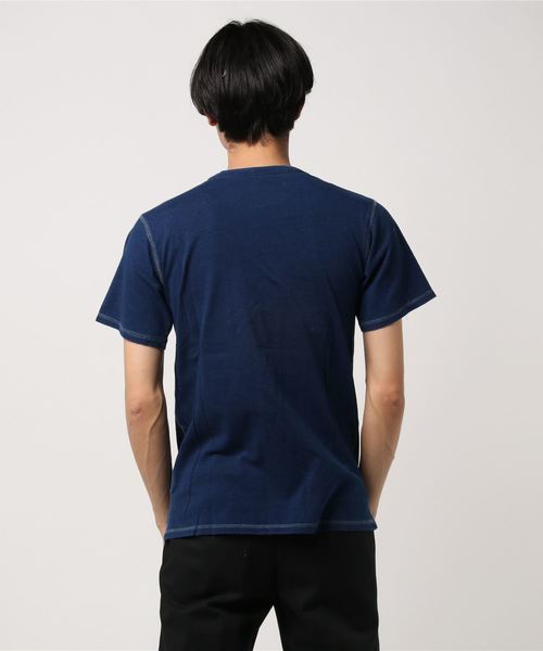 おしゃれスタ(オシャレスタ)の「インディゴ半袖Tシャツ(IR)(Tシャツ/カットソー・メンズ・ブルー系その他2/ブルー系その他/ブルー/ネイビー・XL/L/M)」の17枚目の写真