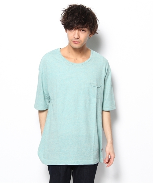 Lui's（ルイス）の「Lui's×meiple BIGTシャツ（Tシャツ/カットソー・メンズ・ホワイト/ネイビー/ターコイズブルー/レッド・FREE）」の4枚目の写真