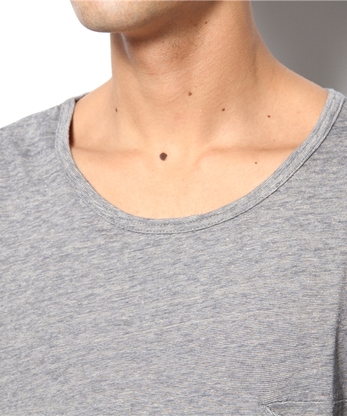 Lui's（ルイス）の「Lui's×meiple BIGTシャツ（Tシャツ/カットソー・メンズ・ホワイト/ネイビー/ターコイズブルー/レッド・FREE）」の8枚目の写真