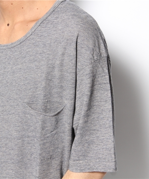 Lui's（ルイス）の「Lui's×meiple BIGTシャツ（Tシャツ/カットソー・メンズ・ホワイト/ネイビー/ターコイズブルー/レッド・FREE）」の11枚目の写真