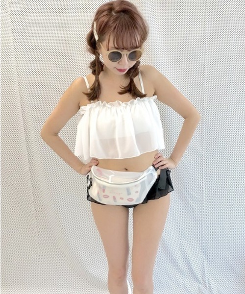 archives アルシーヴ 3way オフショル 水着 WEB限定 新品 archives（アルシーヴ）の「【WEB限定】3wayオフショルフリル水着