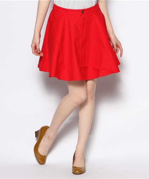 Kastane（カスタネ）の「【Kastane】デニムサーキュラーSK（スカート・レディース・サックスブルー/インディゴブルー/ホワイト/レッド/イエロー/グレー・FREE）」の6枚目の写真