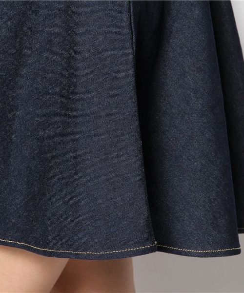 Kastane（カスタネ）の「【Kastane】デニムサーキュラーSK（スカート・レディース・サックスブルー/インディゴブルー/ホワイト/レッド/イエロー/グレー・FREE）」の8枚目の写真