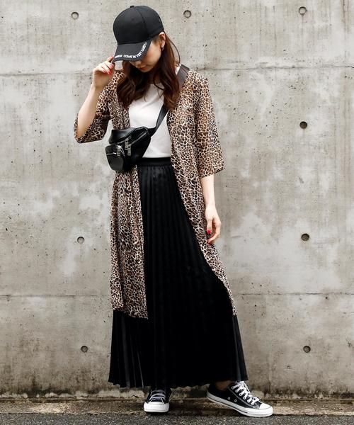 Girly Doll(ガーリードール)の「選べる着丈花柄UVケア マキシガウン シフォン(カーディガン/ボレロ・レディース・レッド系その他/ブラック系その他/グリーン系その他/ブルー系その他/イエロー系その他/ブラック系その他2/ブラック系その他3/ブルー系その他2/ホワイト系その他/ホワイト系その他4/ホワイト系その他6/ホワイト系その他3/ホワイト系その他5/ブラック系その他4/ブラック系その他5/ホワイト系その他2/グリーン/レオパード/ブルー系その他3/ベージュ系その他/ドット・M/L)」の20枚目の写真