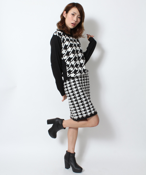 WEGO(ウィゴー)の「WEGO/モノトーンジャガードニット(ニット/セーター・レディース・その他1/その他2/その他3/その他4・FREE)」の18枚目の写真