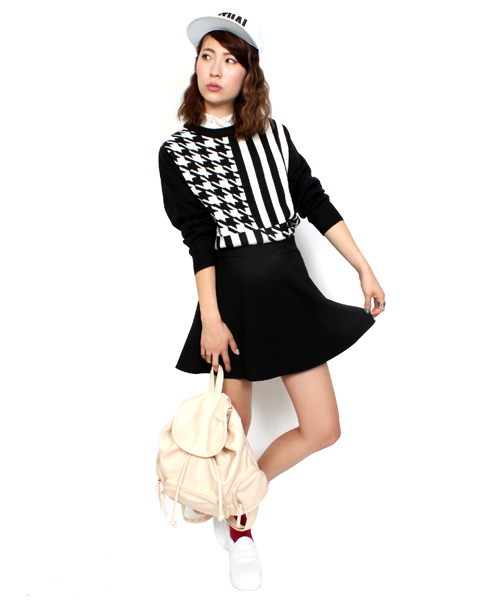 WEGO(ウィゴー)の「WEGO/モノトーンジャガードニット(ニット/セーター・レディース・その他1/その他2/その他3/その他4・FREE)」の19枚目の写真