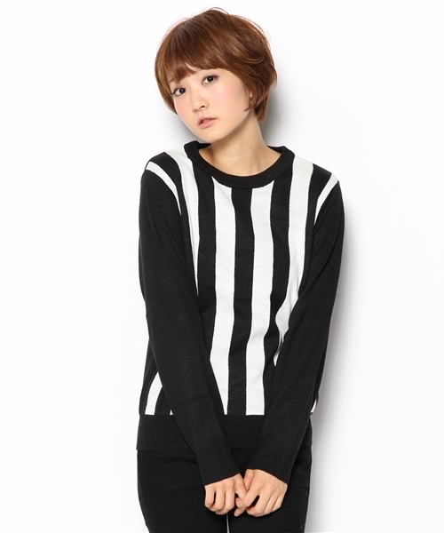 WEGO(ウィゴー)の「WEGO/モノトーンジャガードニット(ニット/セーター・レディース・その他1/その他2/その他3/その他4・FREE)」の14枚目の写真