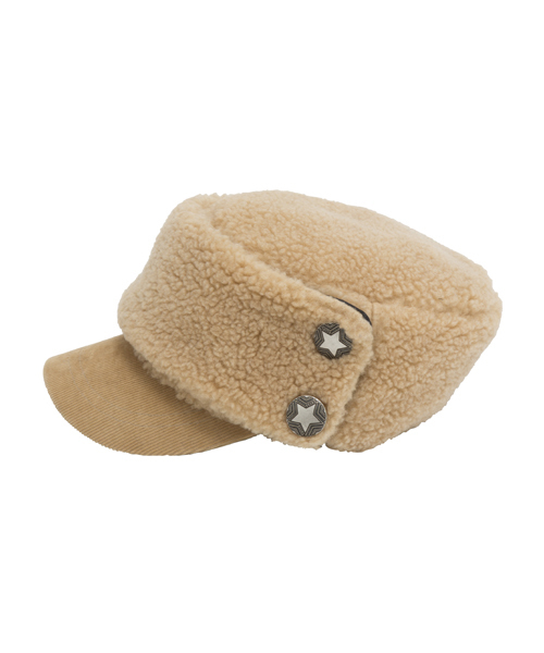 X-girl（エックスガール）の「BOA WORK CAP（キャップ・レディース・ブラック/ベージュ・ONE SIZE）」の4枚目の写真