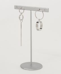 AMERICAN HOLIC | ミックスリングアシメピアス(ピアス（両耳用）)