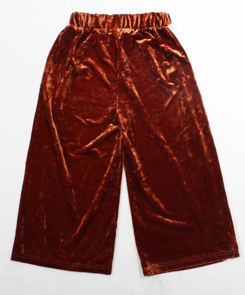 THE CASUAL(カジュアル)の「クラッシュベロア サイドラインワイドパンツ キッズ(その他パンツ・キッズ・ブラック/テラコッタ/カーキ・120cm/140cm/160cm/110cm/130cm/150cm)」の12枚目の写真