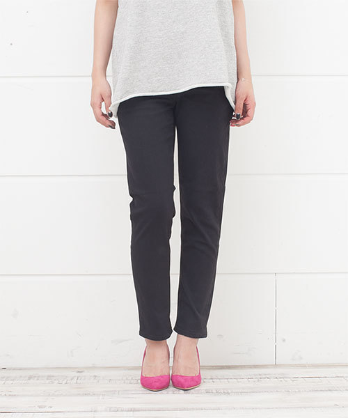 NANO universe（ナノユニバース）の「×FF/カラーjegginnypants（スラックス・レディース・オフホワイト/ベージュ/グレー/ブルー/レッド系その他/ブラック・30/32/34/36）」の3枚目の写真