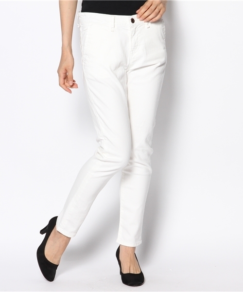 NANO universe（ナノユニバース）の「×FF/カラーjegginnypants（スラックス・レディース・オフホワイト/ベージュ/グレー/ブルー/レッド系その他/ブラック・30/32/34/36）」の22枚目の写真