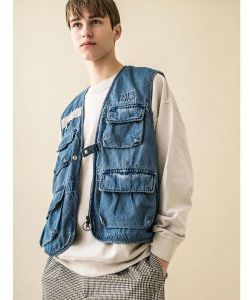 UNITED ARROWS monkey time Mサイズ ベスト チェック柄（MONKEY