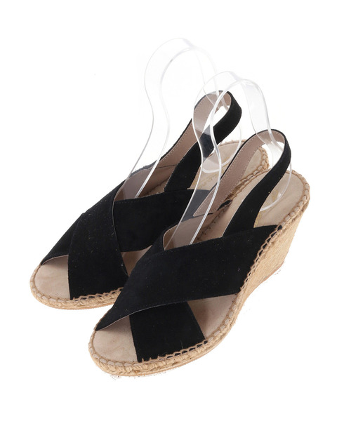 The Virgnia（ザ ヴァージニア）の「Calzanor スエードクロスラインジュートサンダル（サンダル・レディース・イエロー/ブラック/ラベンダー・38/36/37）」の2枚目の写真