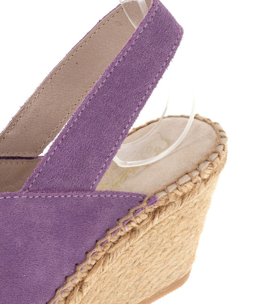 The Virgnia（ザ ヴァージニア）の「Calzanor スエードクロスラインジュートサンダル（サンダル・レディース・イエロー/ブラック/ラベンダー・38/36/37）」の10枚目の写真