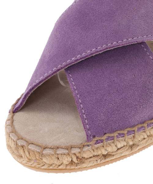 The Virgnia（ザ ヴァージニア）の「Calzanor スエードクロスラインジュートサンダル（サンダル・レディース・イエロー/ブラック/ラベンダー・38/36/37）」の6枚目の写真