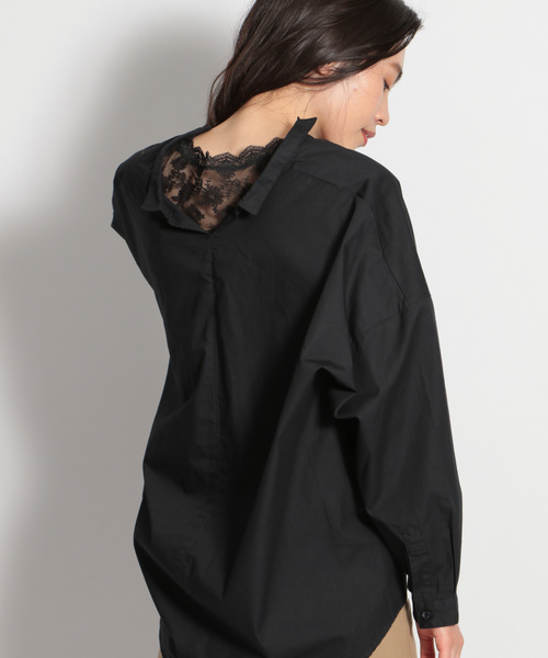 niko and...（ニコアンド）の「テレコバックレースVネックタンクトップ（タンクトップ・レディース・ブラック/ホワイト・MEDIUM/LARGE）」の12枚目の写真