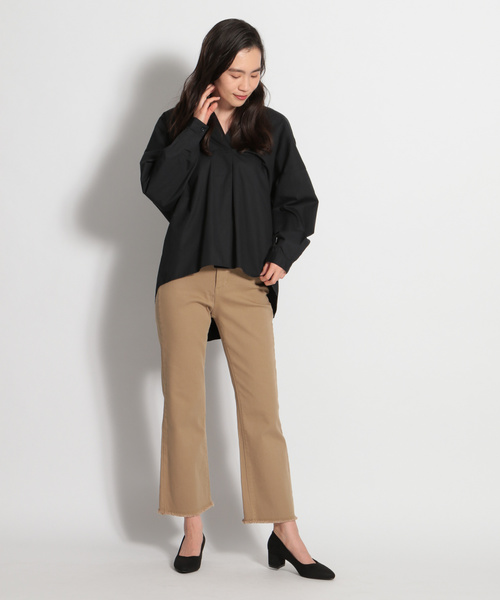 niko and...（ニコアンド）の「テレコバックレースVネックタンクトップ（タンクトップ・レディース・ブラック/ホワイト・MEDIUM/LARGE）」の17枚目の写真