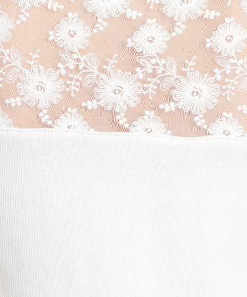 niko and...（ニコアンド）の「テレコバックレースVネックタンクトップ（タンクトップ・レディース・ブラック/ホワイト・MEDIUM/LARGE）」の10枚目の写真